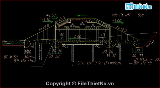 Bản vẽ,thủy lợi,cống tròn,Bản vẽ cống thủy lợi